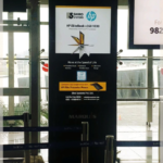 DOOH Activity at the Airport  Client :- Shro Systems